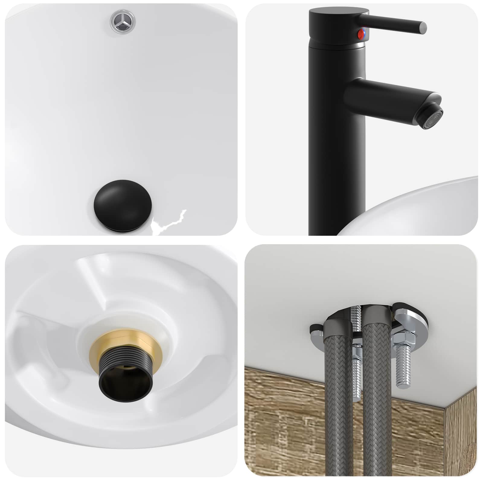 Badkamerkastenset 3 st Sonoma Eiken 49 x 44,5 x 66,5 cm - Afbeelding 9