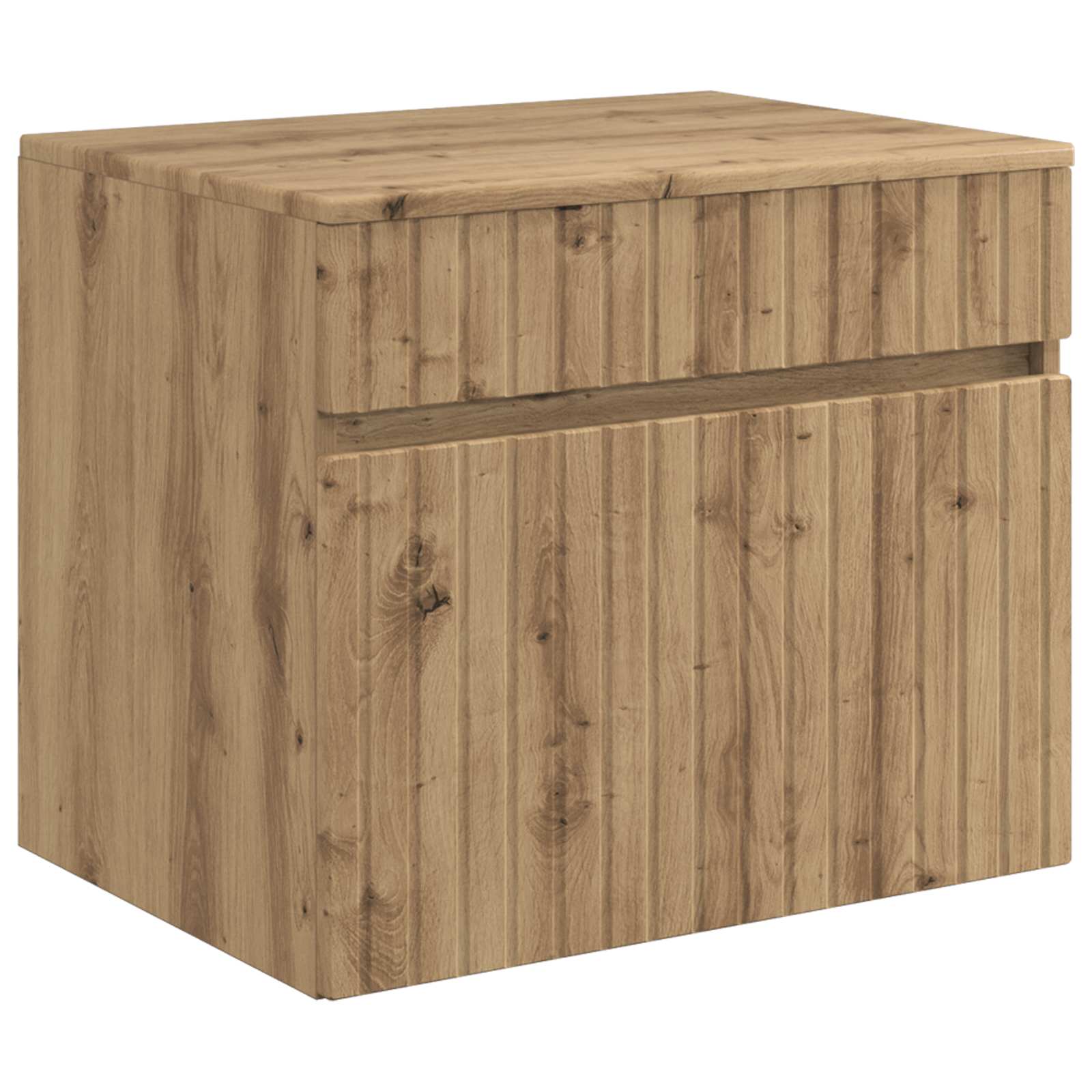 Badkamerkastenset 3 st Artisanaal eiken 49 x 44,5 x 66 cm - Afbeelding 5