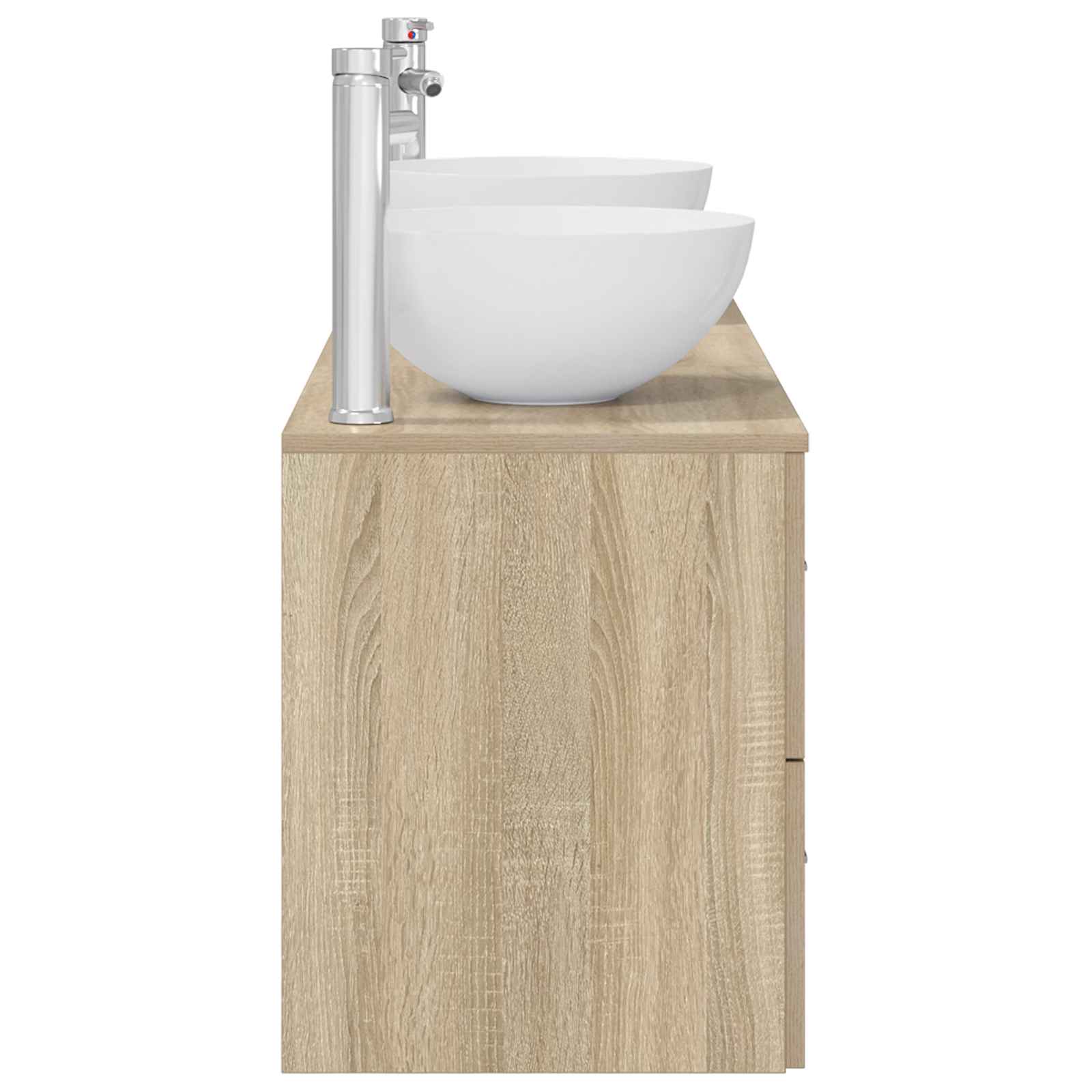 Badkamerkastenset 3 st Sonoma Eiken 49,5 x 35 x 63 cm - Afbeelding 6