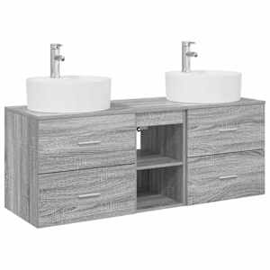 vidaXL Vannitoa kapikomplekt 3 tk Hall Sonoma 49,5 x 44,5 x 65 cm