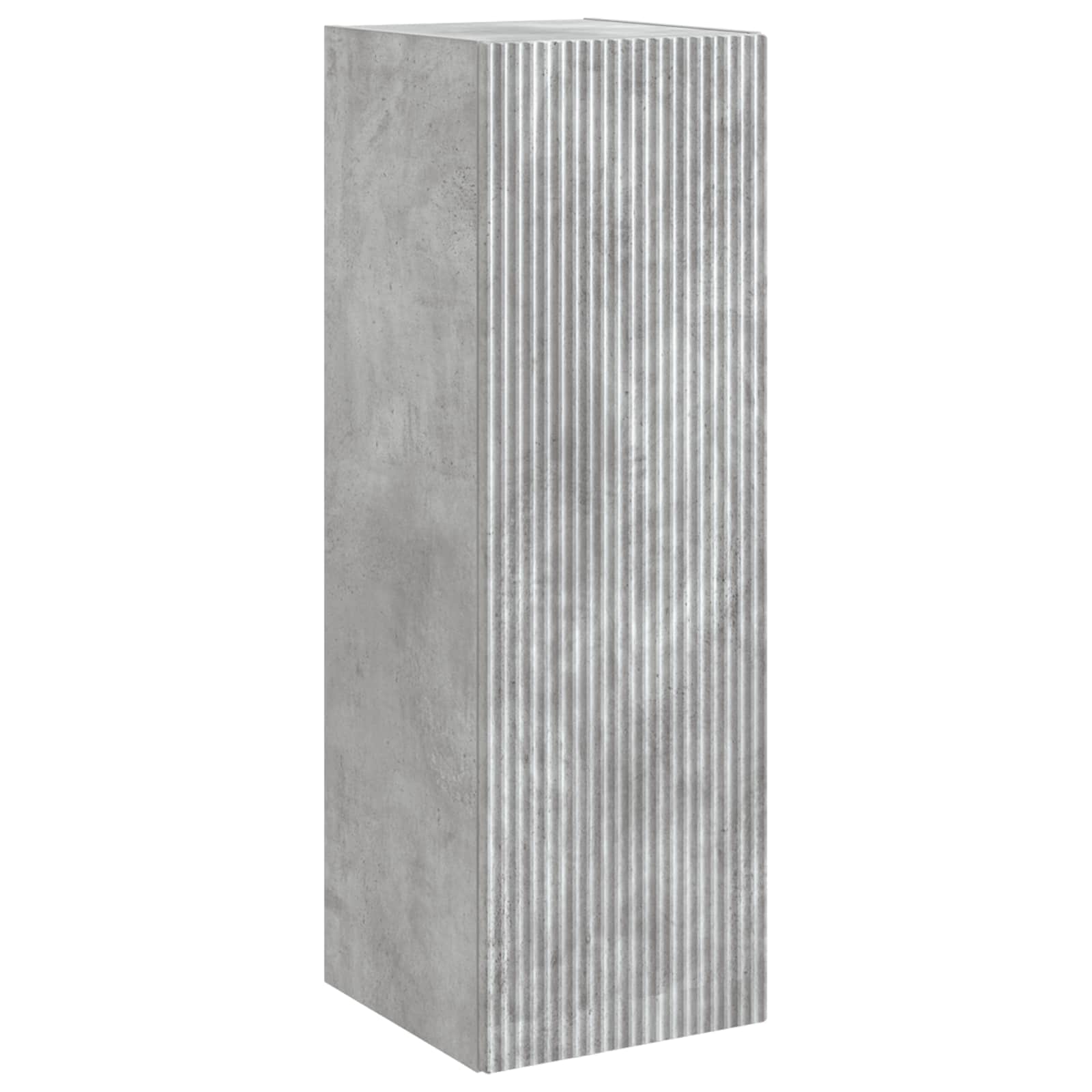 Комплект мебели за баня 5 бр. Бетонно сиво 33 x 34,5 x 100 см — изображение 4