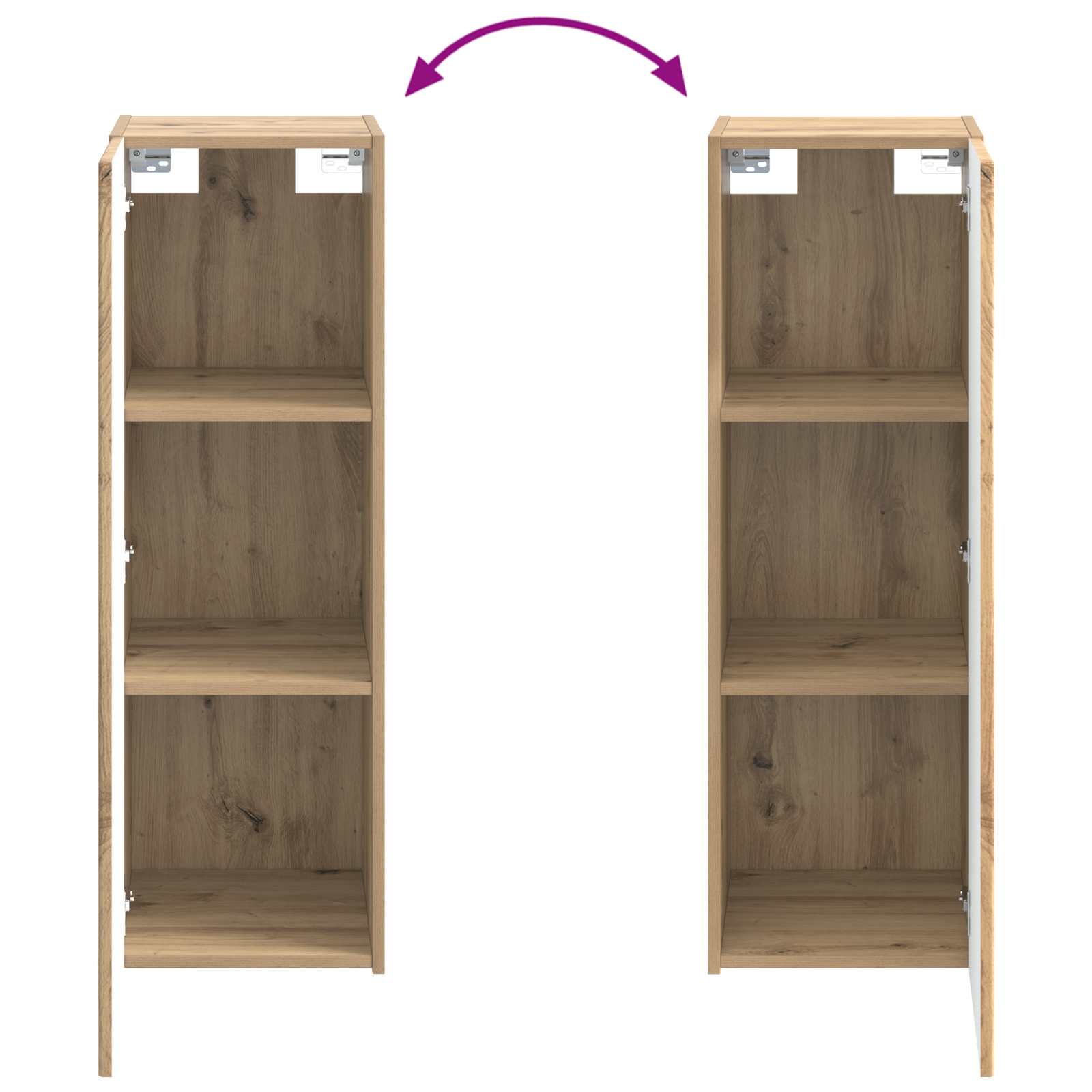 Badkamermeubelset 5 st Artisanaal eiken 33 x 34,5 x 100 cm - Afbeelding 11