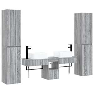 vidaXL Vannitoa m&ouml;&ouml;bleset 5 tk Hall Sonoma 33 x 34,5 x 160 cm