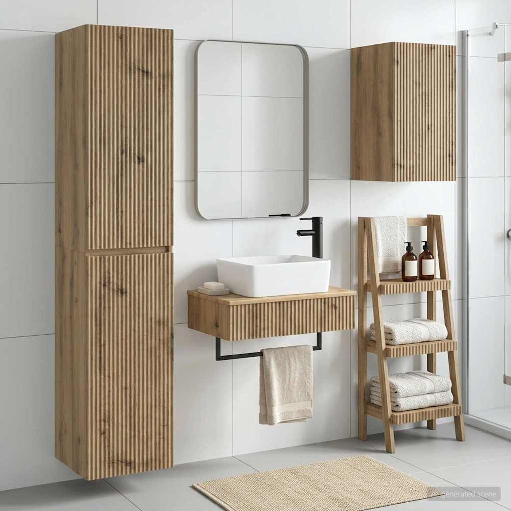 Vannitoa mööbleset 3 tk Artisan tamm 33 x 34,5 x 160 cm