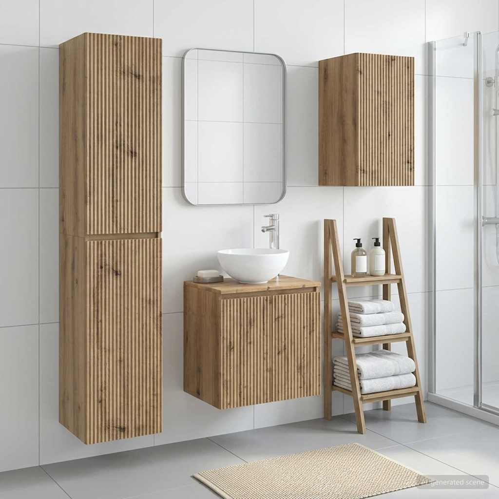 Vannitoa mööbleset 3 tk Artisan tamm 33 x 34,5 x 160 cm