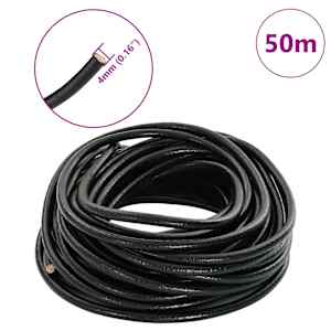 Kožený provázek Černá Ø4 mm x 50 m Kůže - obrázek 7