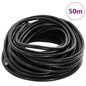 Kožený provázek Černá Ø5 mm x 50 m Kůže - obrázek 2