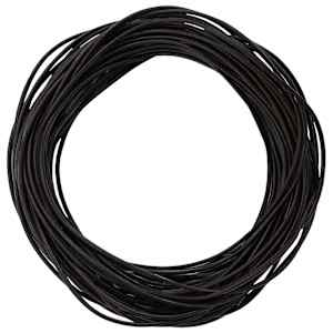 Kožený provázek Tmavě hnědá Ø1 mm x 10 m Kůže - obrázek 3
