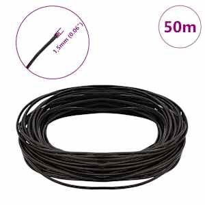 Kožený provázek Tmavě hnědá Ø1,5 mm x 50 m Kůže - obrázek 7
