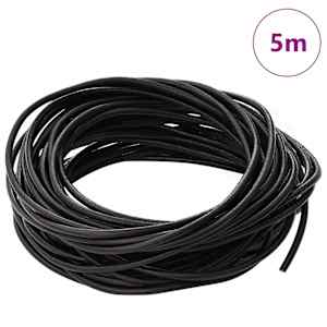 Kožený provázek Tmavě hnědá Ø3 mm x 5 m Kůže - obrázek 2