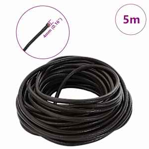 Kožený provázek Tmavě hnědá Ø4 mm x 5 m Kůže - obrázek 7