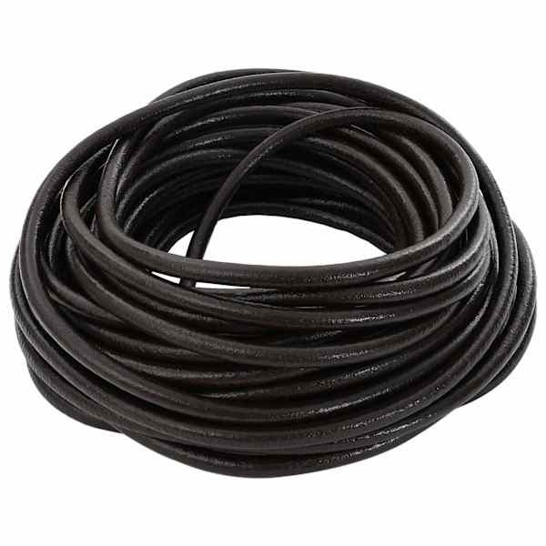 vidaXL Nahk k&ouml;is 1 Tume pruun &Oslash;5 mm x 10 m Nahk