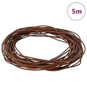 Kožený provázek Světle hnědá Ø1 mm x 5 m Kůže - obrázek 2