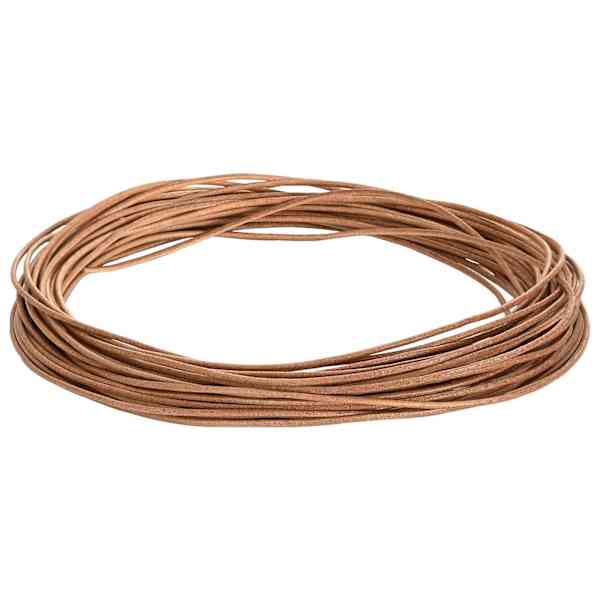 vidaXL Nahk k&ouml;is 1 Pruun &Oslash;1,5 mm x 5 m Nahk