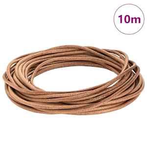 Kožený provázek Hnědá Ø4 mm x 10 m Kůže - obrázek 2