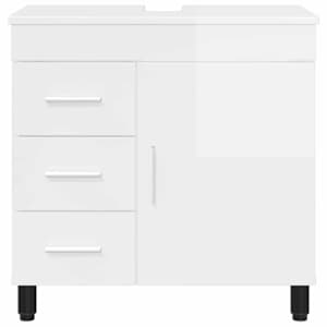 Umývadlo do koupelny Bílá s vysokým leskem 60 x 35 x 60 cm - obrázek 5