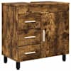 vidaXL Vannitoa peegelkapid Suitsutatud tamm 60 x 35 x 60 cm Tehispuit
