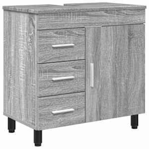 vidaXL Vannitoa peegelkapid Hall Sonoma 60 x 35 x 60 cm Tehispuit
