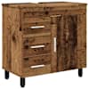 vidaXL Vannitoa peegelkapid Vana puit 60 x 35 x 60 cm Tehispuit