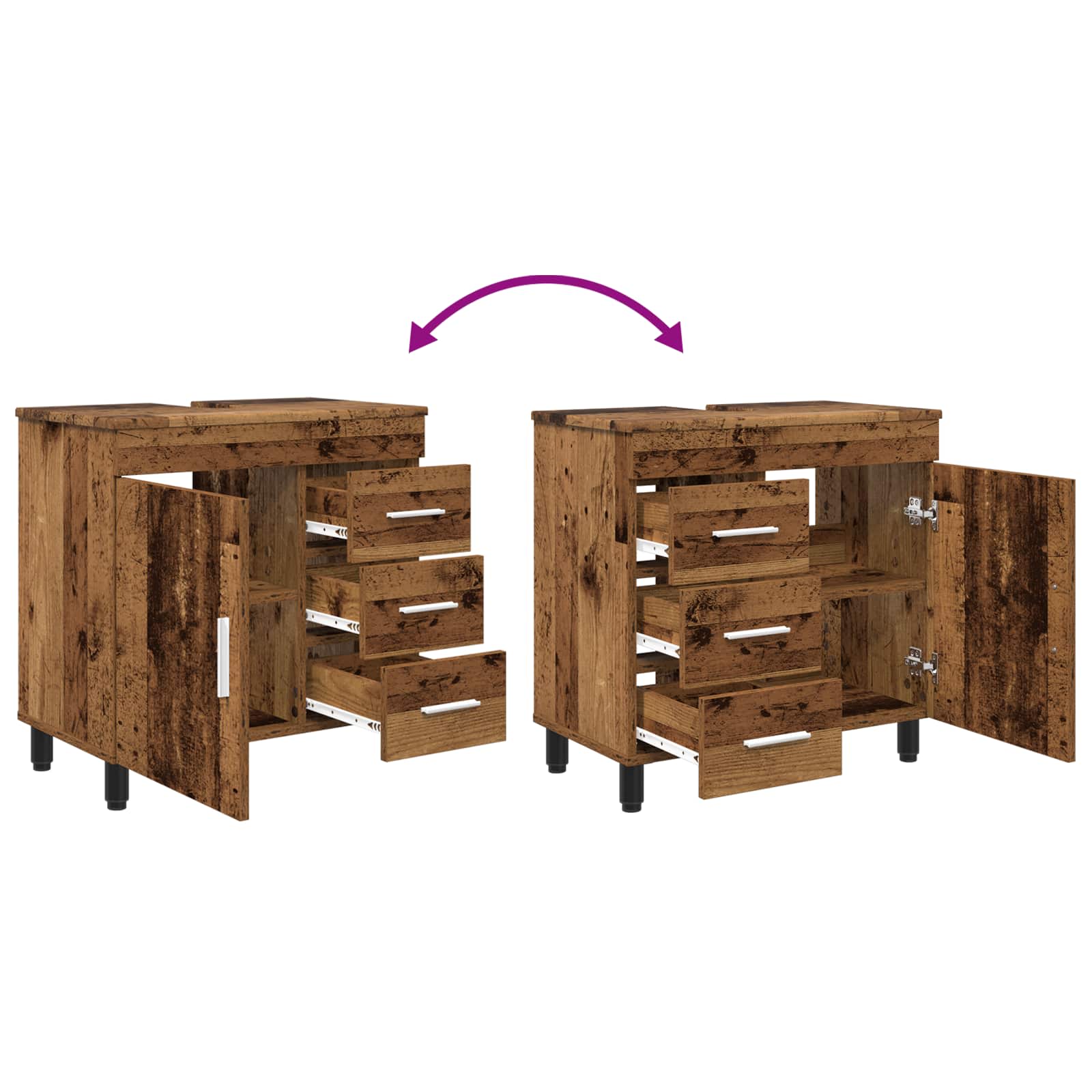 Kopalniška enota Star les 60 x 35 x 60 cm Inženirski les - slika 11