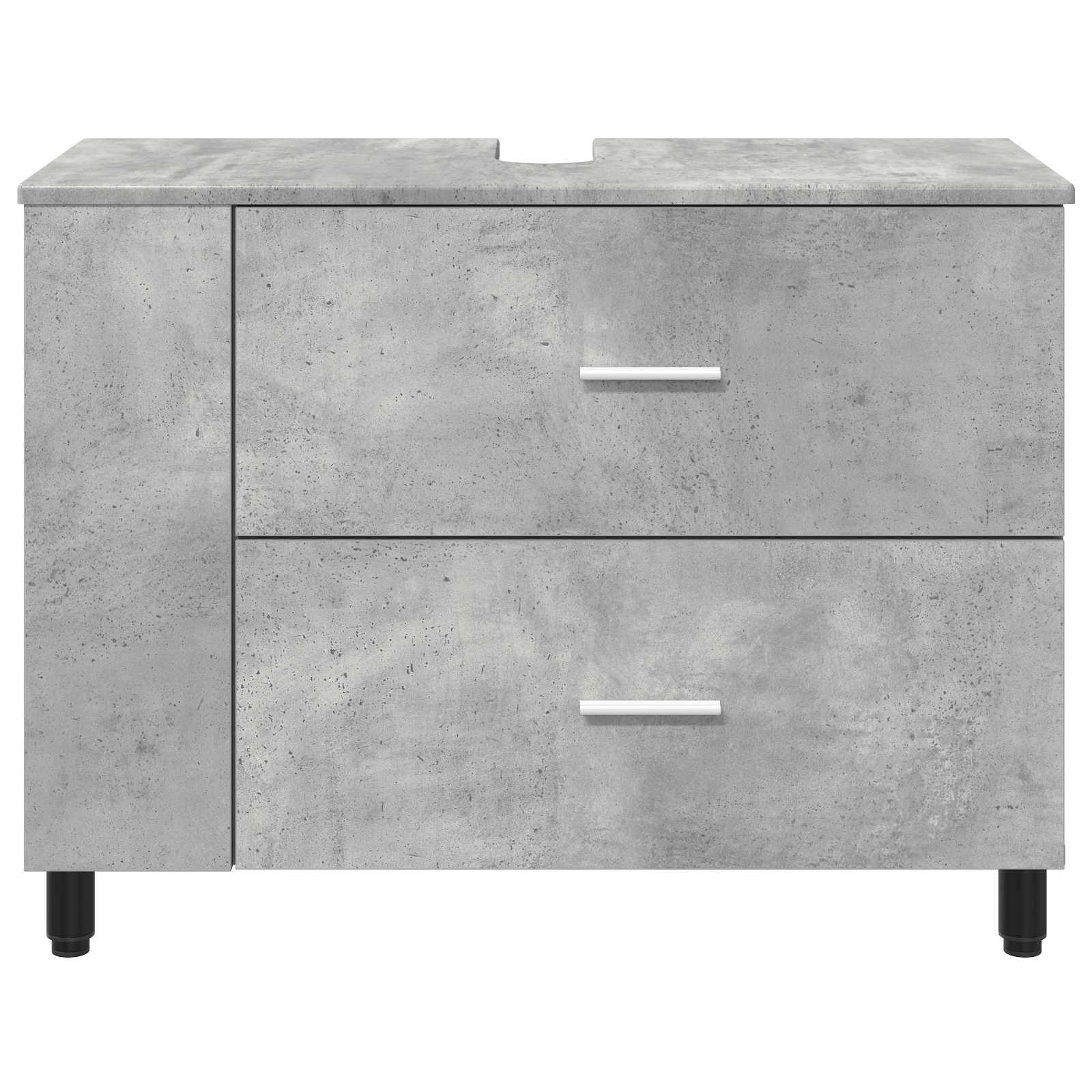 Kopalniška enota Betonsko siva 80 x 35 x 60 cm Inženirski les - slika 5