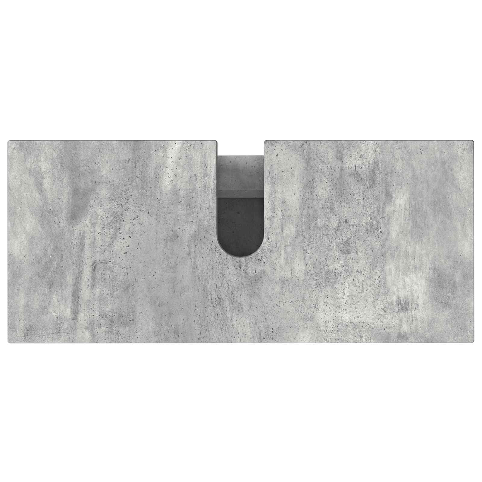 Kopalniška enota Betonsko siva 80 x 35 x 60 cm Inženirski les - slika 8