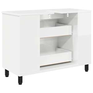 Umývadlo do koupelny Bílá s vysokým leskem 80 x 35 x 60 cm - obrázek 7