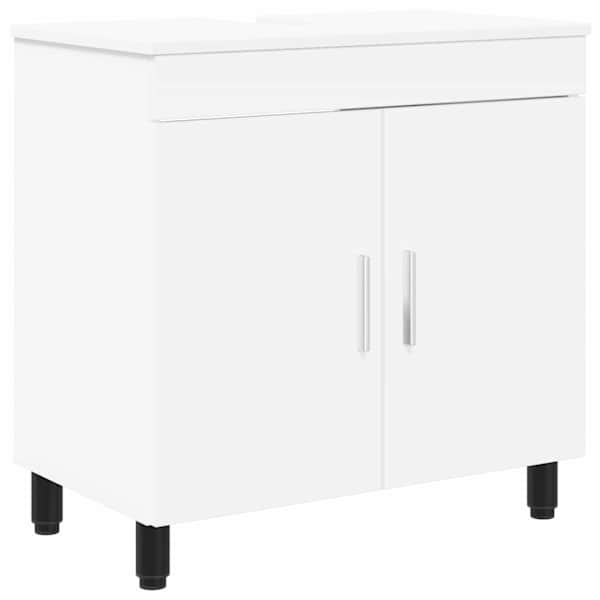 vidaXL Vannitoa peegelkapid Valge 60 x 35 x 60 cm Tehispuit