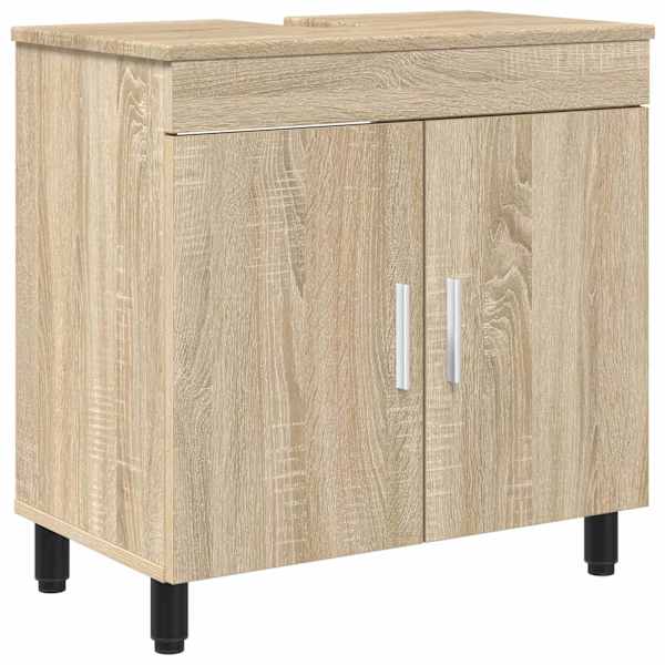 vidaXL Vannitoa peegelkapid Sonoma tamm 60 x 35 x 60 cm Tehispuit