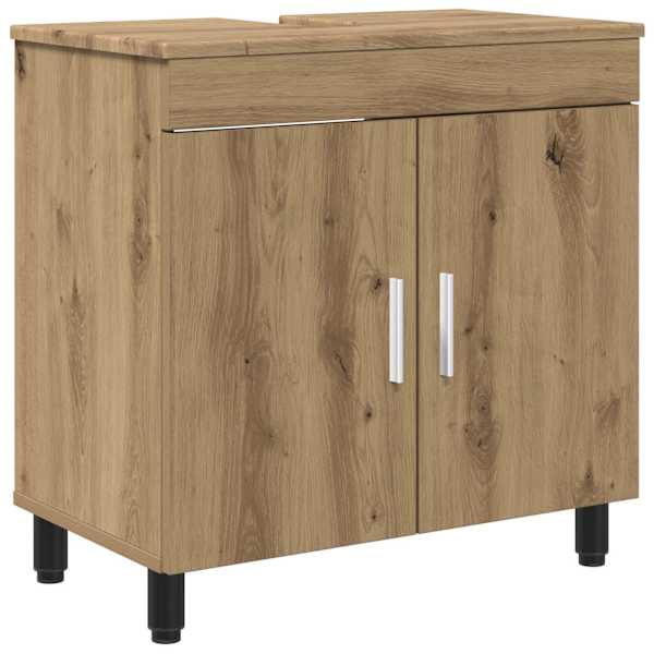 vidaXL Vannitoa peegelkapid Artisan tamm 60 x 35 x 60 cm Tehispuit
