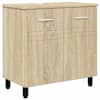 vidaXL Vannitoa peegelkapid Sonoma tamm 60 x 35 x 60 cm Tehispuit