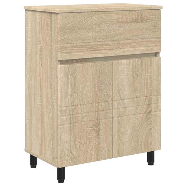 vidaXL Vannitoa peegelkapid Sonoma tamm 60 x 35 x 80 cm Tehispuit