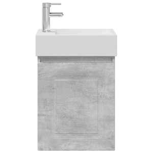 Koupelnová skříňka s baterií Betonově šedá 45,5 x 22,5 x 84 cm - obrázek 5