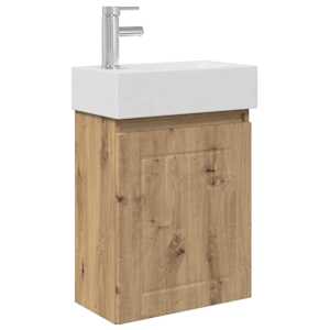Koupelnová skříňka s baterií Dub artisan 45,5 x 25,5 x 84 cm - obrázek 2