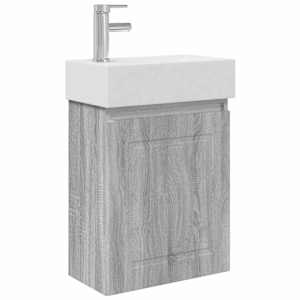 vidaXL Vannitoa vanity &uuml;ksus koos segistiga Hall Sonoma