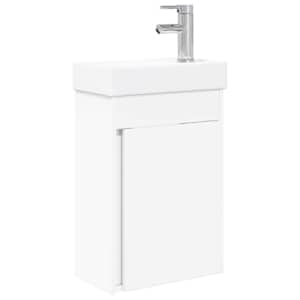 vidaXL Vannitoa vanity &uuml;ksus koos segistiga Valge 40,5 x 22,5 x 62 cm