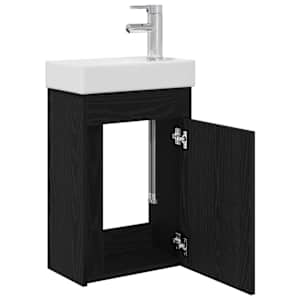 Koupelnová skříňka s baterií Černý dub 40,5 x 22,5 x 62 cm - obrázek 4