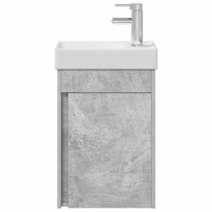 Koupelnová skříňka s baterií Betonově šedá 40,5 x 22,5 x 62 cm - obrázek 5
