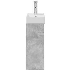 Koupelnová skříňka s baterií Betonově šedá 40,5 x 22,5 x 62 cm - obrázek 6
