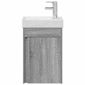 Koupelnová skříňka s baterií Šedý Sonoma 40,5 x 22,5 x 62 cm - obrázek 5