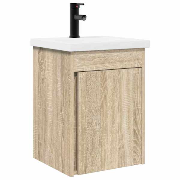 vidaXL Vannitoa vanity&uuml;ksus segistiga Sonoma tamm 42 x 40 x 74,5 cm