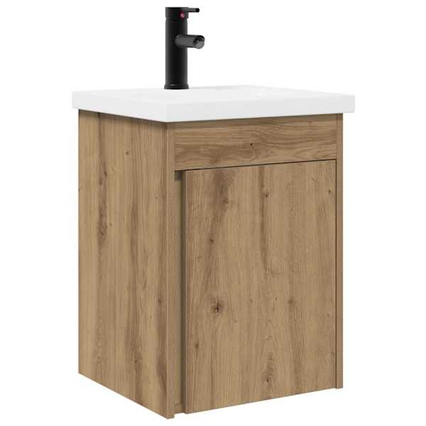 vidaXL Vannitoa vanity&uuml;ksus segistiga Artisan tamm 42 x 40 x 74,5 cm
