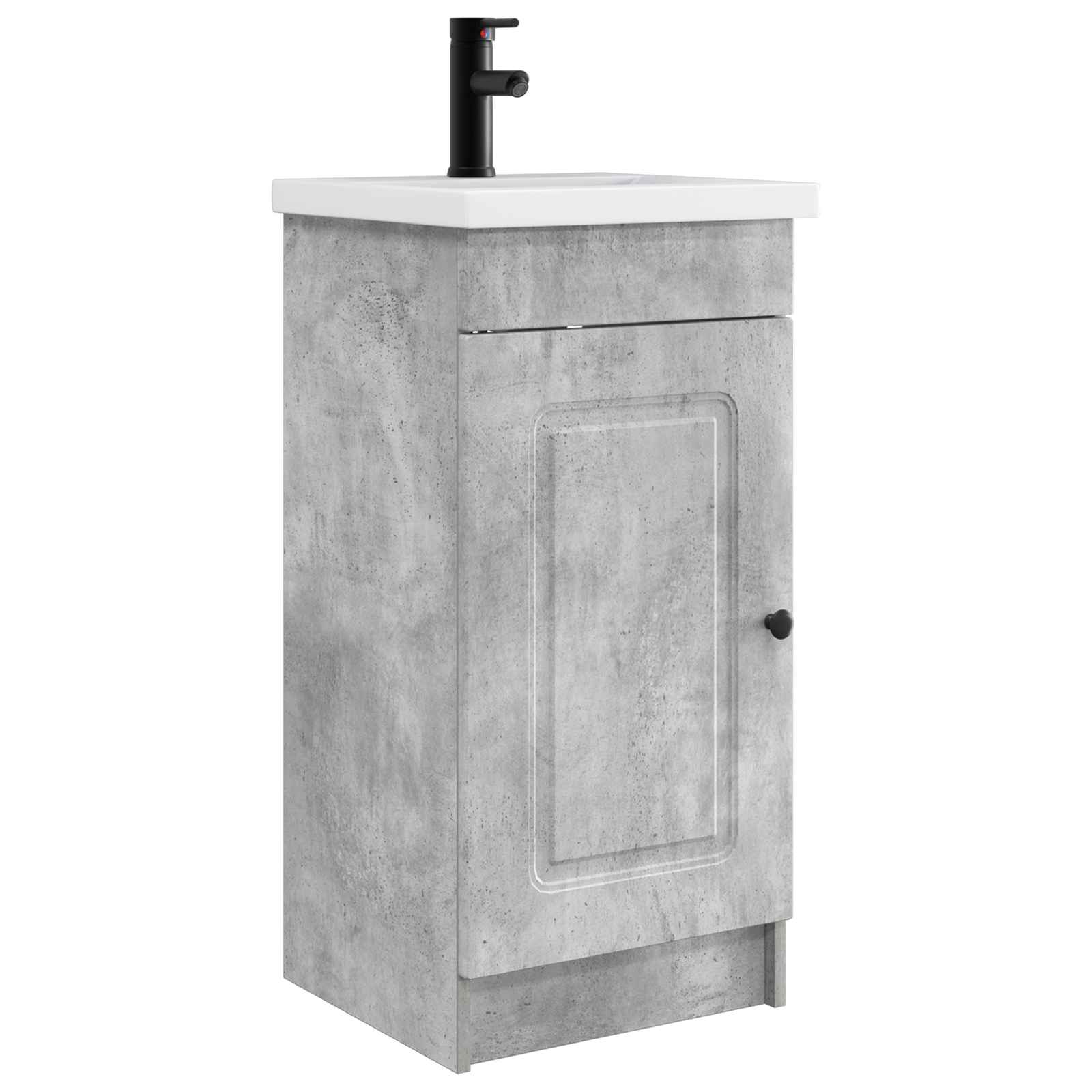 vidaXL Mobilă de baie cu chiuvetă Gri Beton 42 x 40 x 84,5 cm