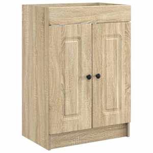 vidaXL Vannitoa all oleva kraani kapp Sonoma tamm 56 x 37,5 x 81 cm