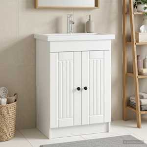 Koupelnová skříňka pod umyvadlo Bílá 78,5 x 37,5 x 81 cm - obrázek 1