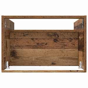 Koupelnová skříňka pod umyvadlo Staré dřevo 78,5 x 37,5 x 81 cm - obrázek 7