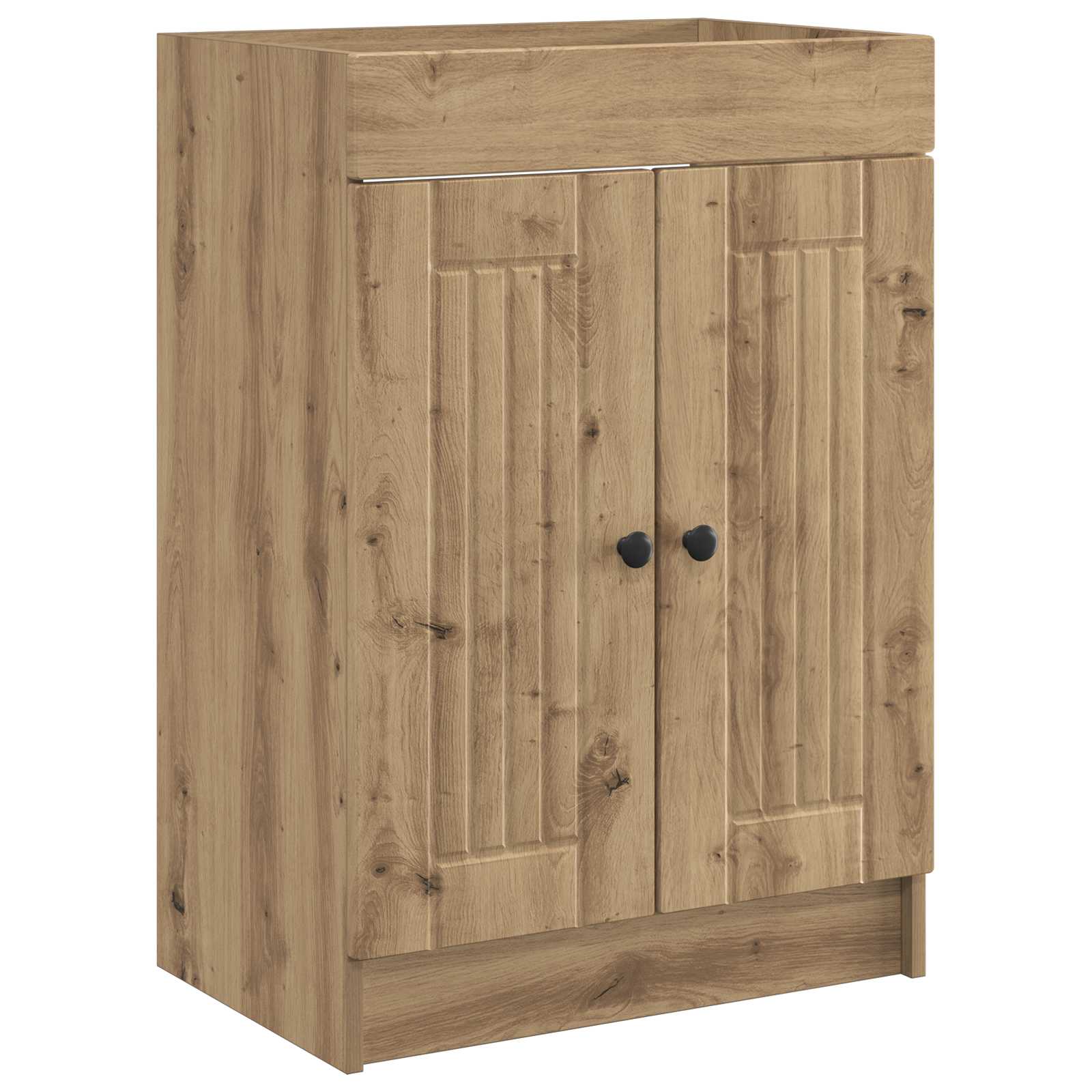 vidaXL Unter dem Waschbecken Badschrank Artisan-Eiche – Bild 2