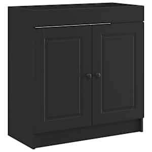 vidaXL Vannitoa all oleva kraani kapp Must 56 x 37,5 x 81 cm Tehispuit