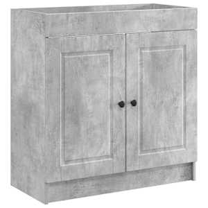 vidaXL Vannitoa all oleva kraani kapp Betoonhall 56 x 37,5 x 81 cm