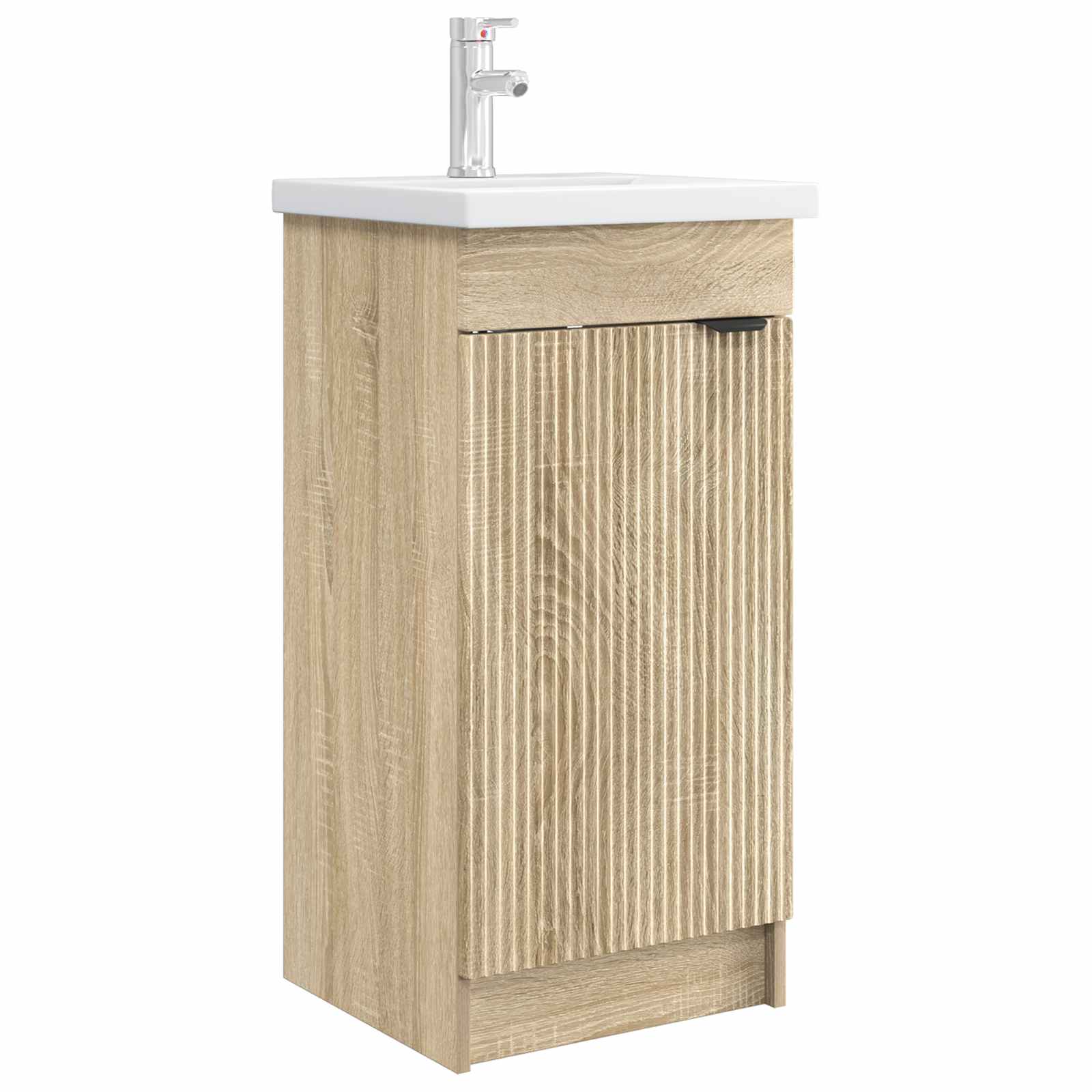 vidaXL Mobilă de baie cu chiuvetă Stejar Sonoma 42 x 40 x 84,5 cm